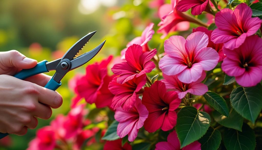 erfahren sie, wie sie dipladenia richtig pflegen und schneiden, um eine üppige blüte zu fördern. tipps für optimale pflege und schnitttechniken.