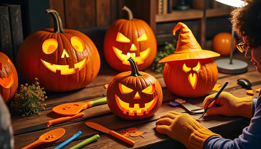 entdecken sie kreative ideen und sichere techniken zum halloween kürbis schnitzen, um gruselige und beeindruckende kunstwerke für die perfekte halloween-dekoration zu gestalten.