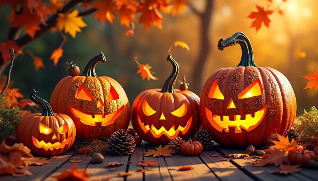 entdecken sie kreative kürbis schnitzen ideen für halloween und herbstdeko, um ihrem zuhause eine festliche und originelle atmosphäre zu verleihen.